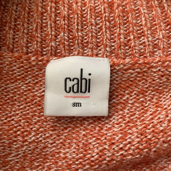 CAbi Orange Dolman Sleeve Sweater Style #3011 - Picture 5 of 6